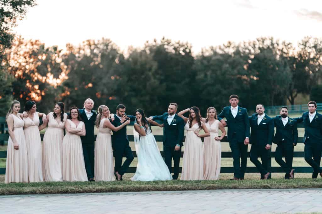 Featured Wedding California Bridal party